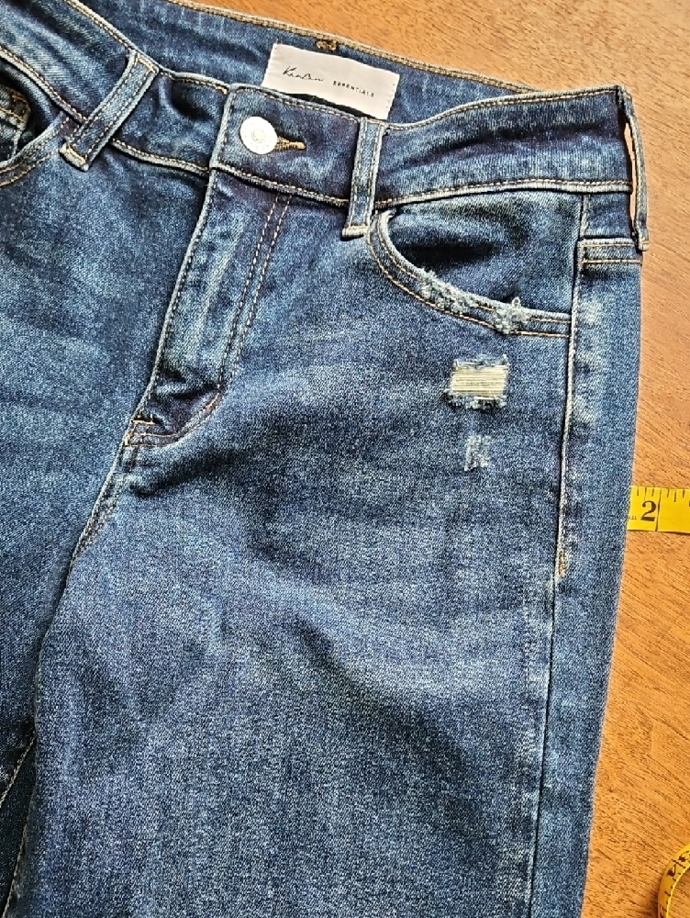 KanCan Dark Blue Wide Leg High-Rise Jeans - Picture 5 of 15